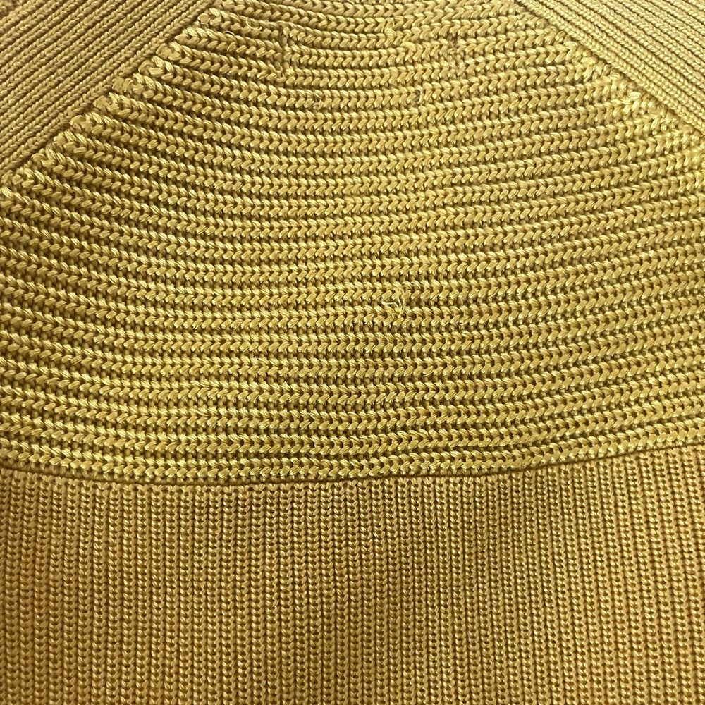 Isabel Marant Mustard Yellow Button-Shoulder Crewneck Sweater - Picture 7 of 7